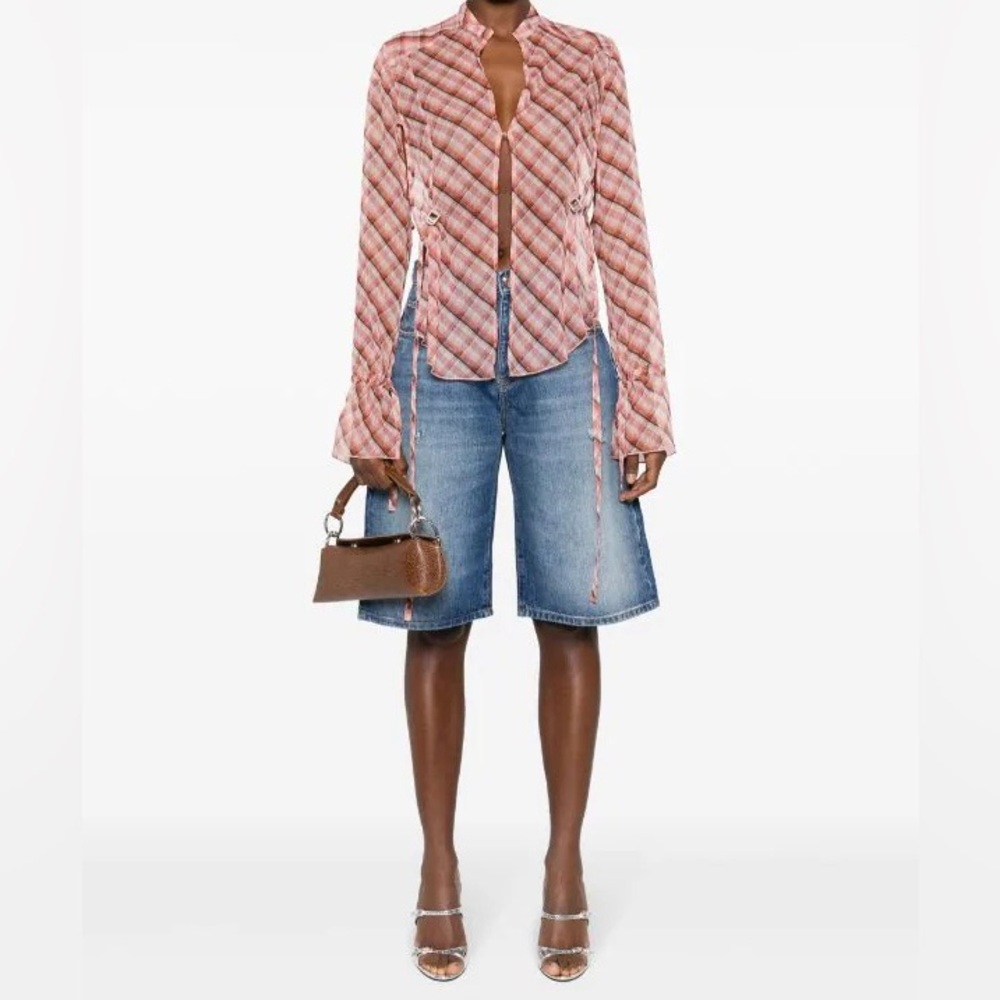 PINKO Hitch denim shorts
